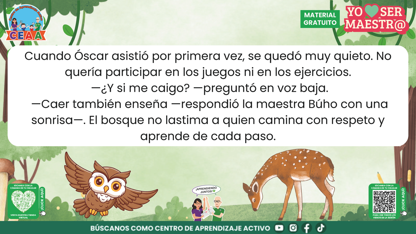 Historias para Maestros - EL VENADITO QUE APRENDIÓ A CONFIAR en PDF