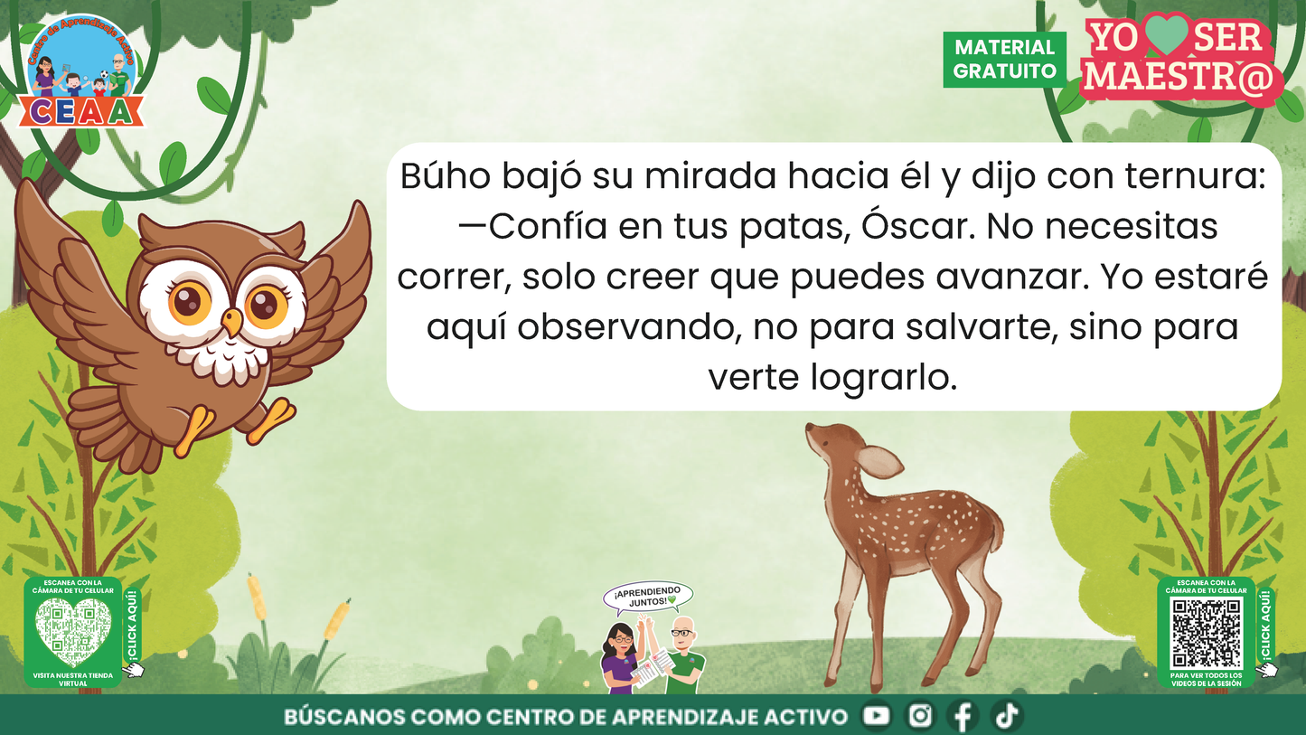 Historias para Maestros - EL VENADITO QUE APRENDIÓ A CONFIAR en PDF