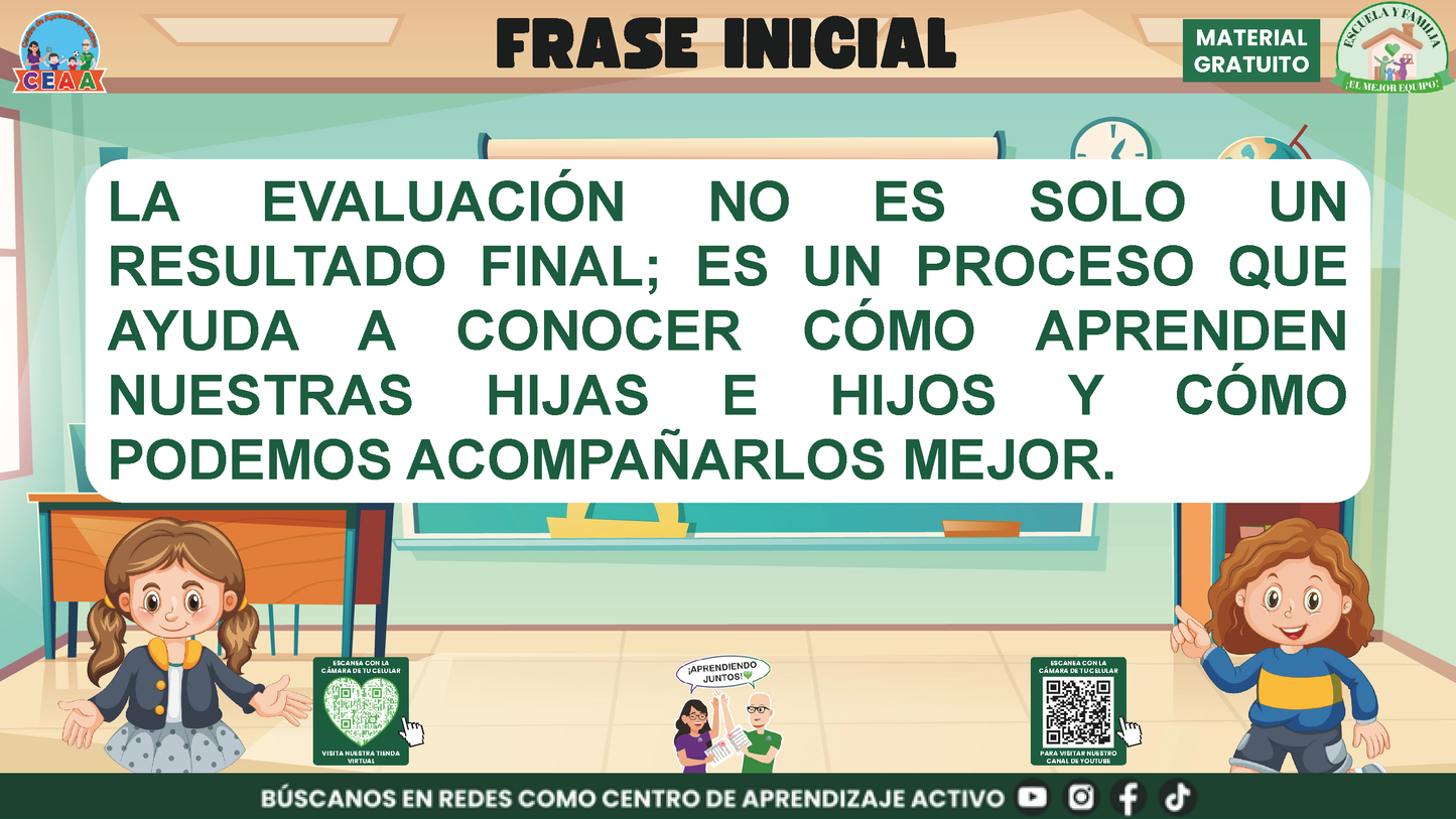 ESCUELA Y FAMILIA: ¿QUÉ ES LA EVALUACIÓN Y CÓMO SE EVALÚA HOY A MIS HIJOS? en PDF