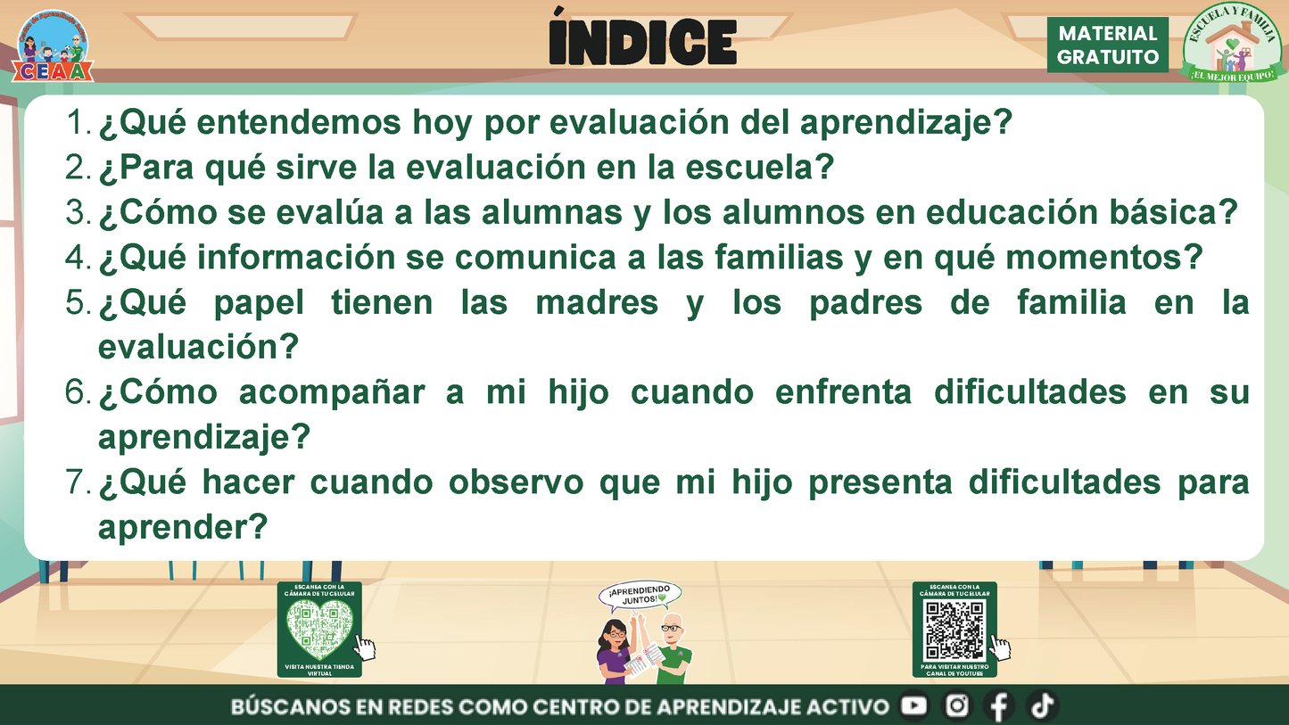 ESCUELA Y FAMILIA: ¿QUÉ ES LA EVALUACIÓN Y CÓMO SE EVALÚA HOY A MIS HIJOS? en PDF