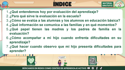 ESCUELA Y FAMILIA: ¿QUÉ ES LA EVALUACIÓN Y CÓMO SE EVALÚA HOY A MIS HIJOS? en PDF