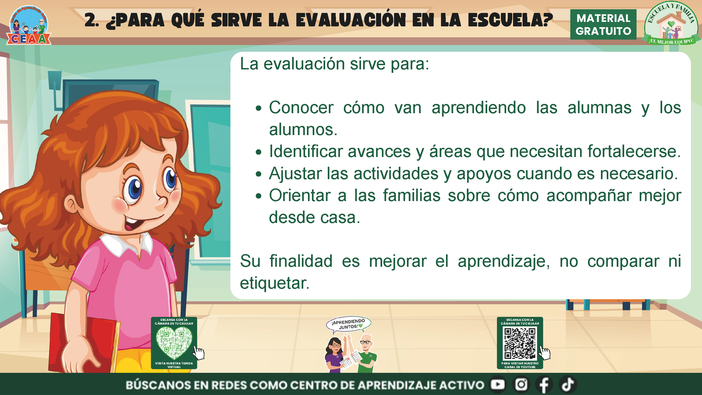 ESCUELA Y FAMILIA: ¿QUÉ ES LA EVALUACIÓN Y CÓMO SE EVALÚA HOY A MIS HIJOS? en PDF