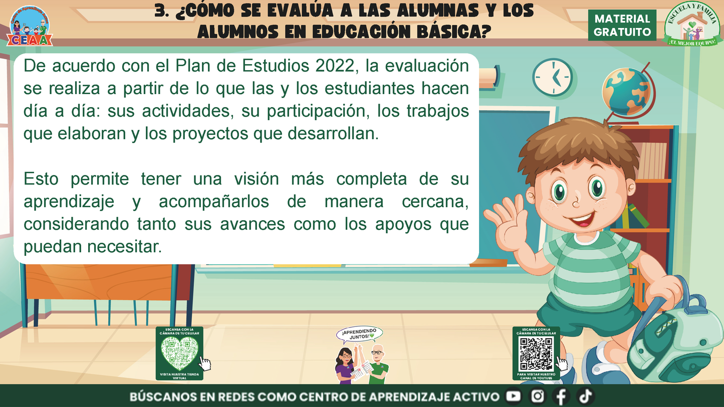 ESCUELA Y FAMILIA: ¿QUÉ ES LA EVALUACIÓN Y CÓMO SE EVALÚA HOY A MIS HIJOS? en PDF