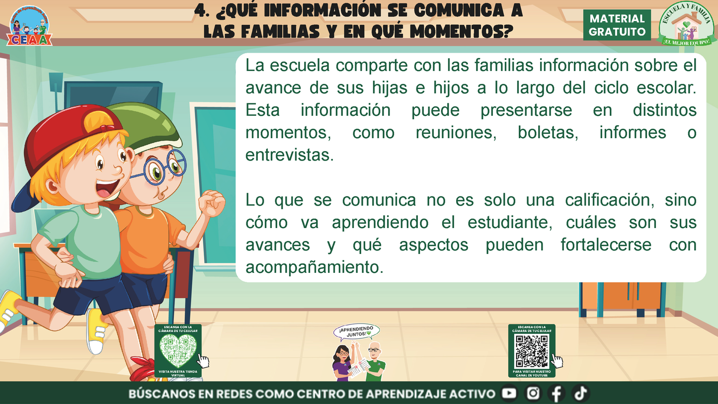 ESCUELA Y FAMILIA: ¿QUÉ ES LA EVALUACIÓN Y CÓMO SE EVALÚA HOY A MIS HIJOS? en PDF