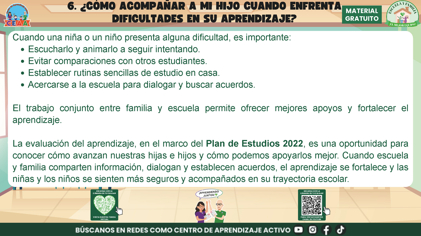 ESCUELA Y FAMILIA: ¿QUÉ ES LA EVALUACIÓN Y CÓMO SE EVALÚA HOY A MIS HIJOS? en PDF