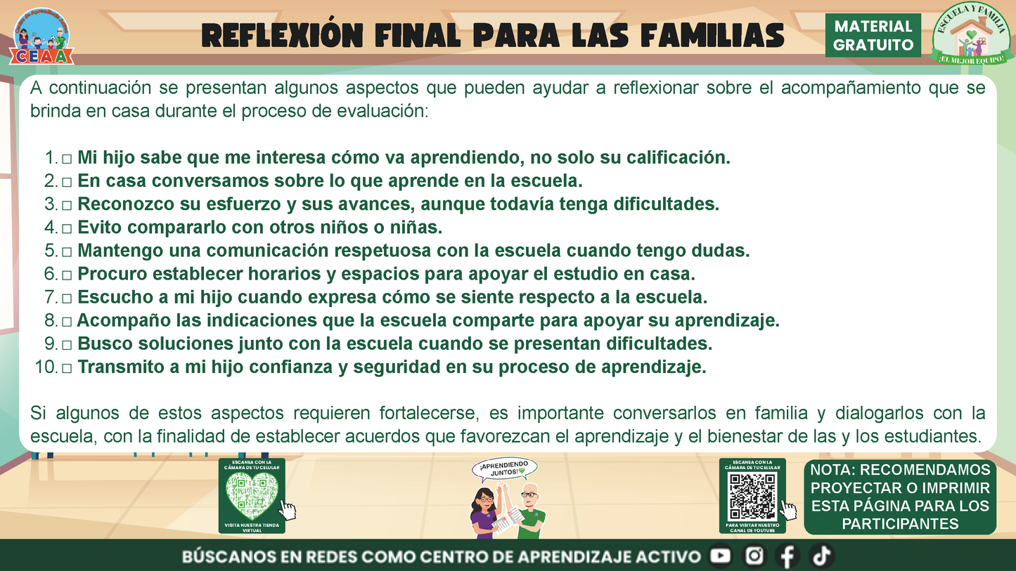 ESCUELA Y FAMILIA: ¿QUÉ ES LA EVALUACIÓN Y CÓMO SE EVALÚA HOY A MIS HIJOS? en PDF