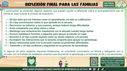 ESCUELA Y FAMILIA: ¿QUÉ ES LA EVALUACIÓN Y CÓMO SE EVALÚA HOY A MIS HIJOS? en PDF