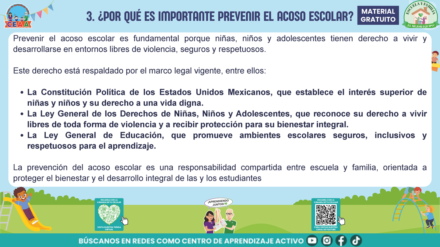 ESCUELA Y FAMILIA: JUNTOS EN LA PREVENCIÓN DEL ACOSO ESCOLAR en PDF