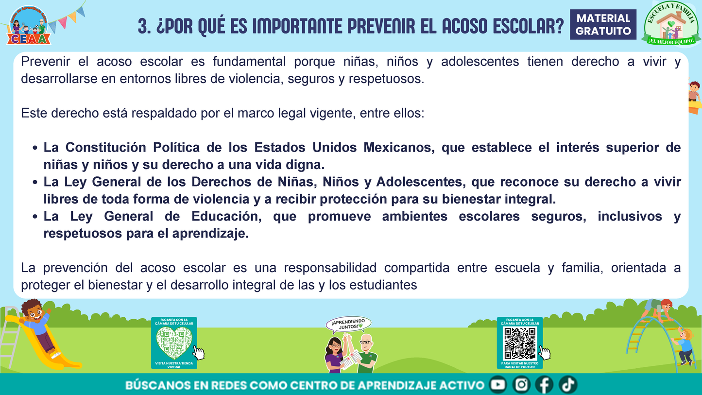 ESCUELA Y FAMILIA: JUNTOS EN LA PREVENCIÓN DEL ACOSO ESCOLAR en PDF