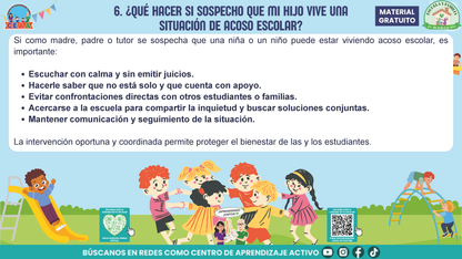 ESCUELA Y FAMILIA: JUNTOS EN LA PREVENCIÓN DEL ACOSO ESCOLAR en PDF