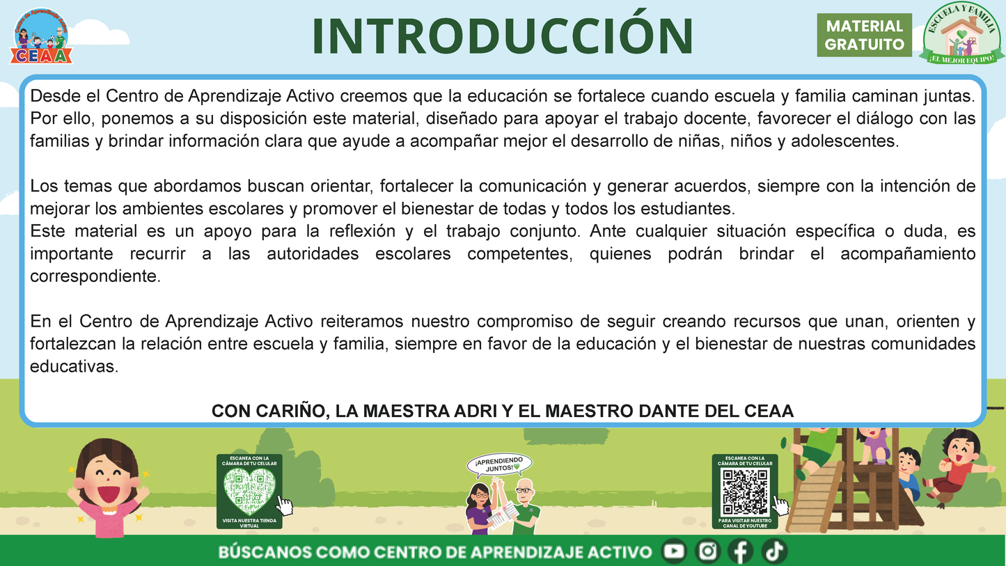 ESCUELA Y FAMILIA: ¿POR QUÉ ES IMPORTANTE LA ASISTENCIA Y LA PUNTUALIDAD DE MIS HIJOS? en PDF
