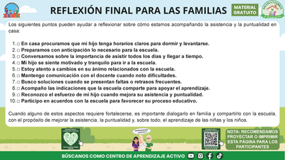 ESCUELA Y FAMILIA: ¿POR QUÉ ES IMPORTANTE LA ASISTENCIA Y LA PUNTUALIDAD DE MIS HIJOS? en PDF