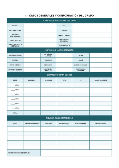 EXPEDIENTE INTEGRAL PARA LA EVALUACIÓN FORMATIVA Y ACOMPAÑAMIENTO DE LOS ESTUDIANTES Editable en Word