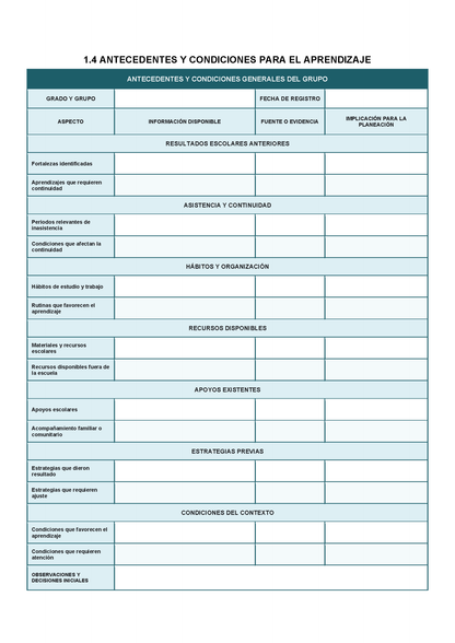EXPEDIENTE INTEGRAL PARA LA EVALUACIÓN FORMATIVA Y ACOMPAÑAMIENTO DE LOS ESTUDIANTES Editable en Word