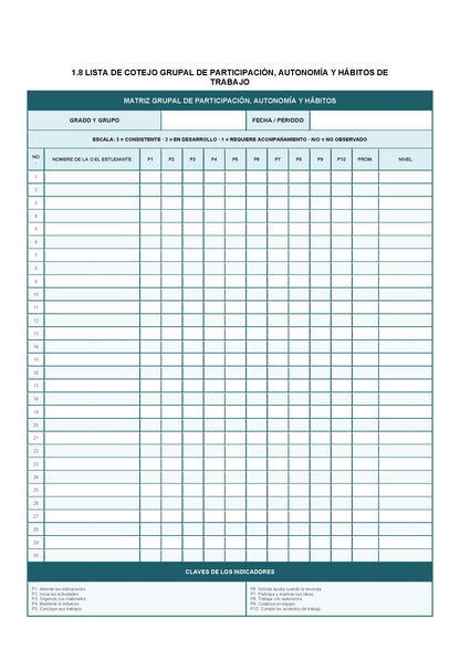 EXPEDIENTE INTEGRAL PARA LA EVALUACIÓN FORMATIVA Y ACOMPAÑAMIENTO DE LOS ESTUDIANTES Editable en Word