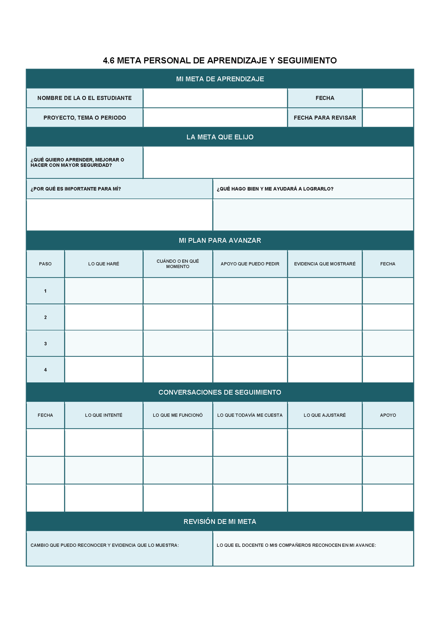 EXPEDIENTE INTEGRAL PARA LA EVALUACIÓN FORMATIVA Y ACOMPAÑAMIENTO DE LOS ESTUDIANTES Editable en Word