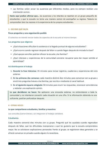 Ejemplo LECTURA DE LA REALIDAD con Formatos en pdf