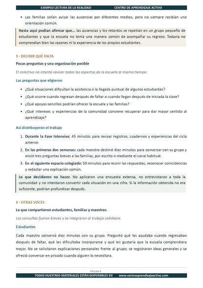 Ejemplo LECTURA DE LA REALIDAD con Formatos Editable en word (🎁De regalo en el Paquete del Tema 1 y 2)