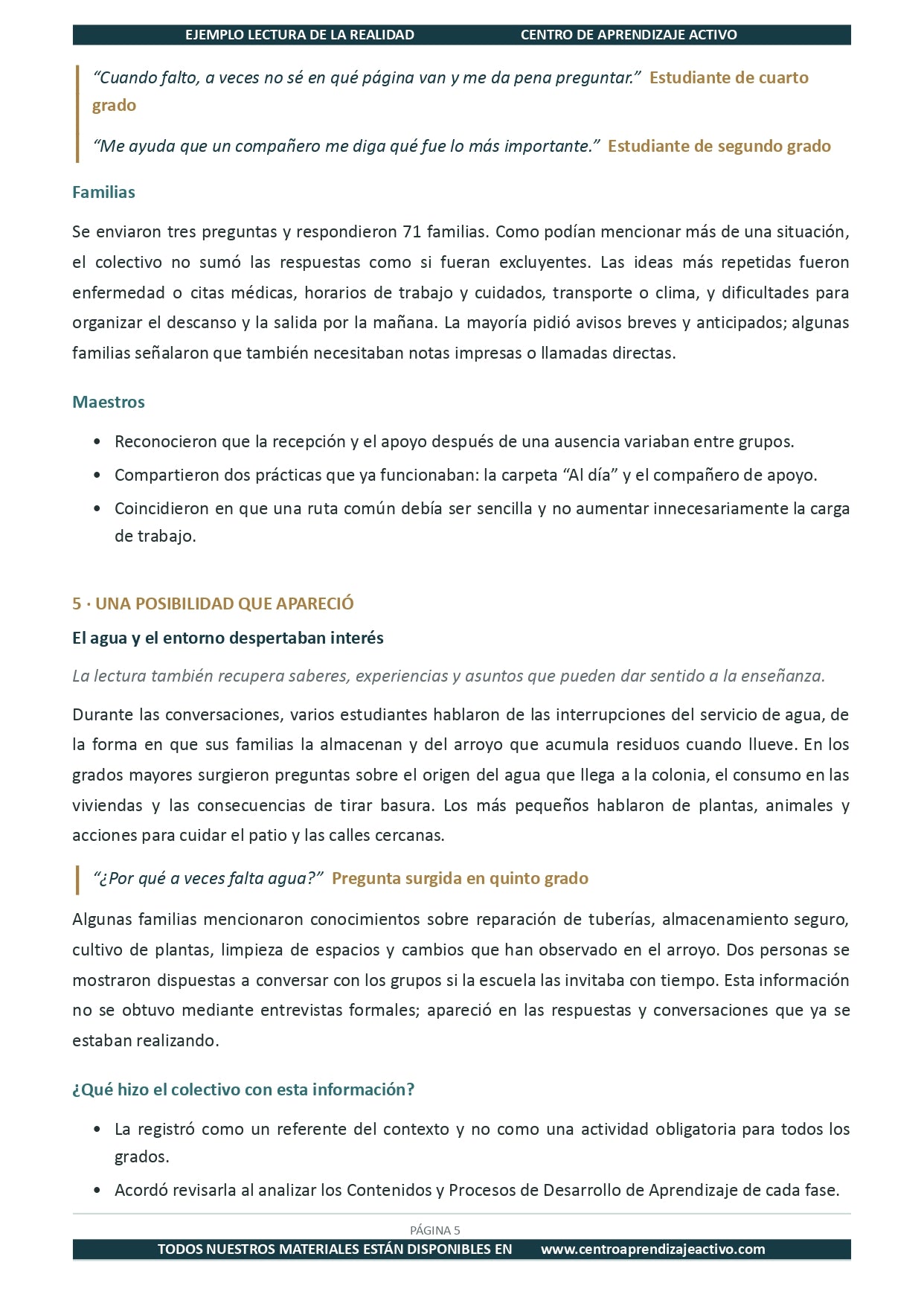 Ejemplo LECTURA DE LA REALIDAD con Formatos Editable en word (🎁De regalo en el Paquete del Tema 1 y 2)