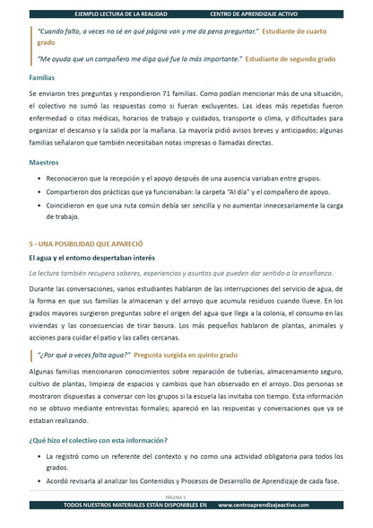 Ejemplo LECTURA DE LA REALIDAD con Formatos Editable en word (🎁De regalo en el Paquete del Tema 1 y 2)