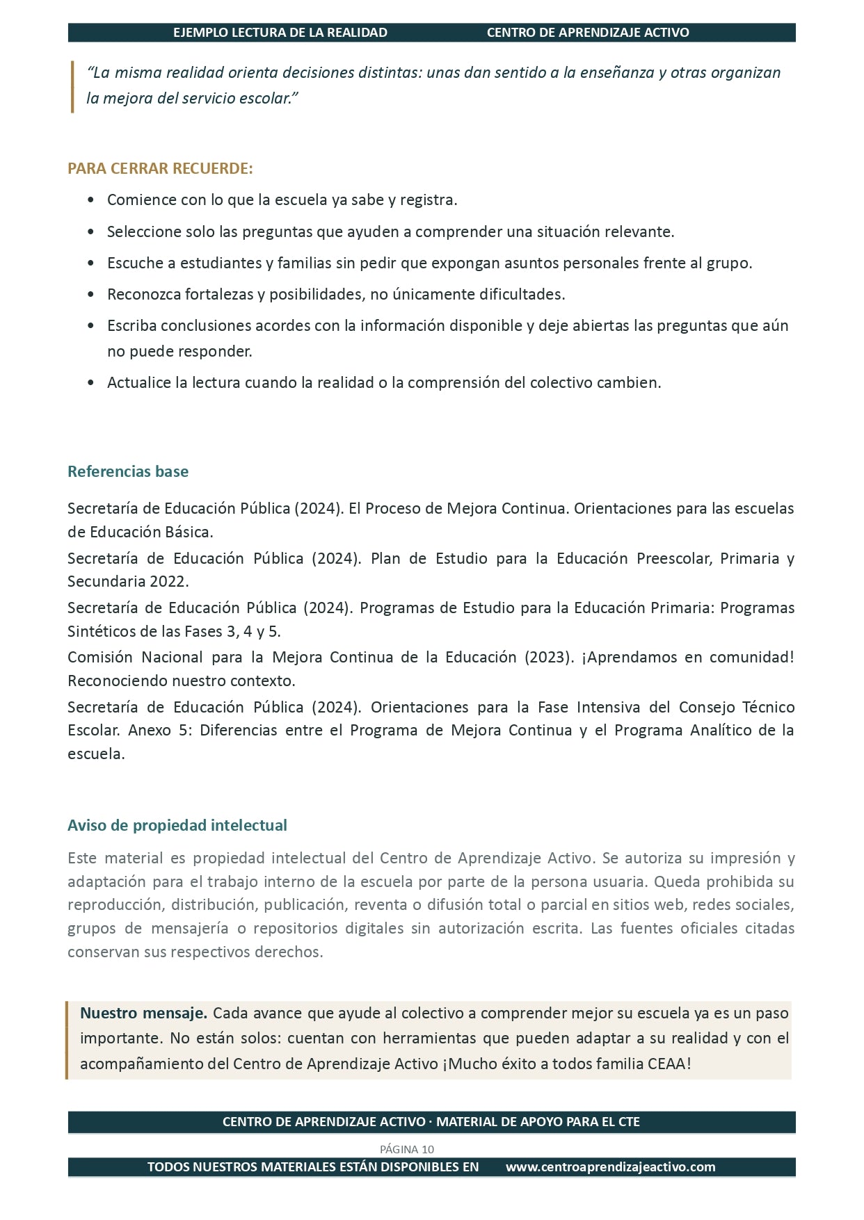 Ejemplo LECTURA DE LA REALIDAD con Formatos Editable en word (🎁De regalo en el Paquete del Tema 1 y 2)