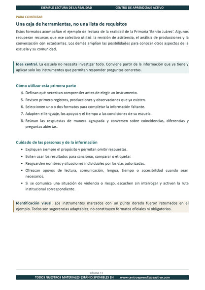 Ejemplo LECTURA DE LA REALIDAD con Formatos Editable en word (🎁De regalo en el Paquete del Tema 1 y 2)