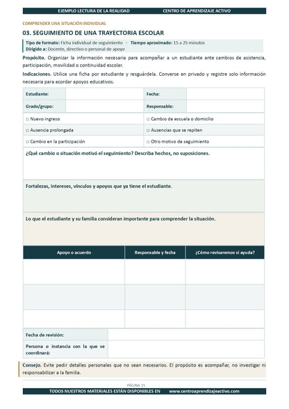 Ejemplo LECTURA DE LA REALIDAD con Formatos Editable en word (🎁De regalo en el Paquete del Tema 1 y 2)