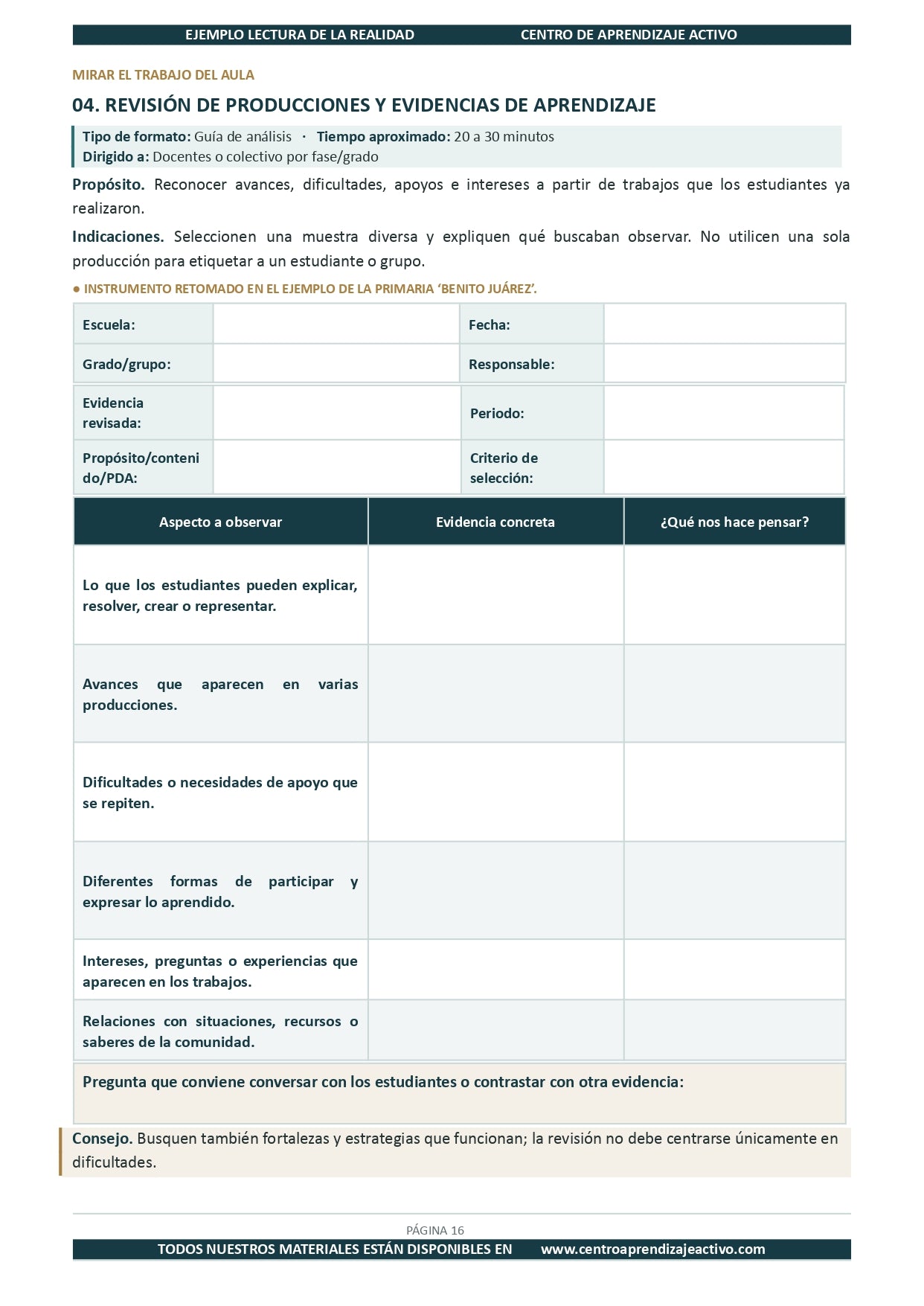 Ejemplo LECTURA DE LA REALIDAD con Formatos Editable en word (🎁De regalo en el Paquete del Tema 1 y 2)