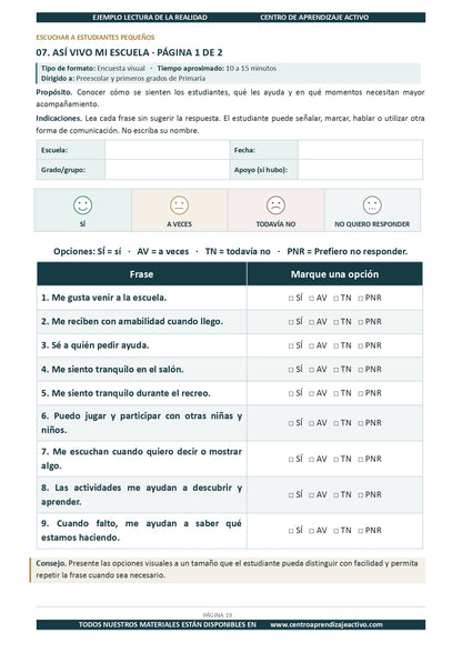 Ejemplo LECTURA DE LA REALIDAD con Formatos Editable en word (🎁De regalo en el Paquete del Tema 1 y 2)