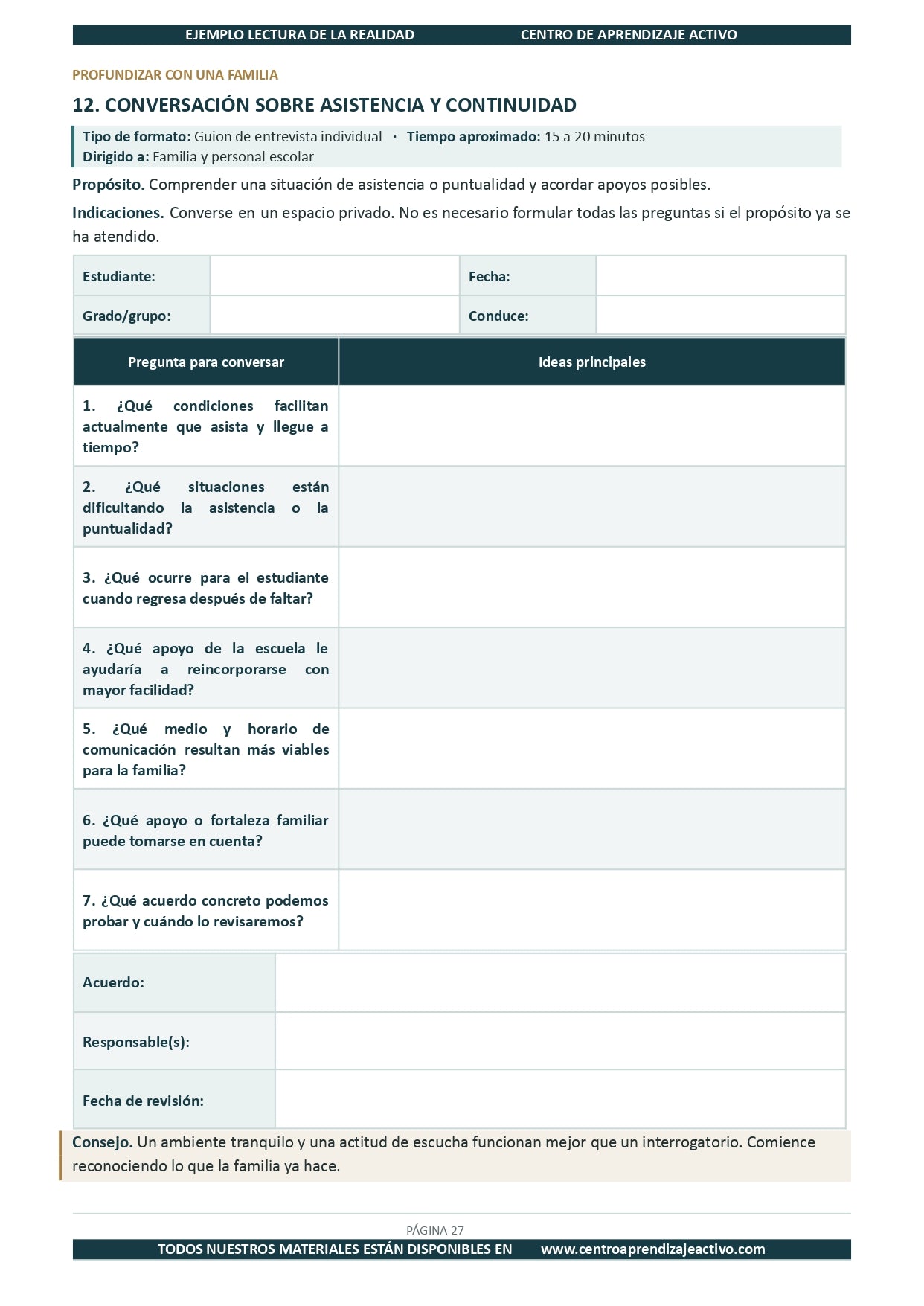Ejemplo LECTURA DE LA REALIDAD con Formatos Editable en word (🎁De regalo en el Paquete del Tema 1 y 2)