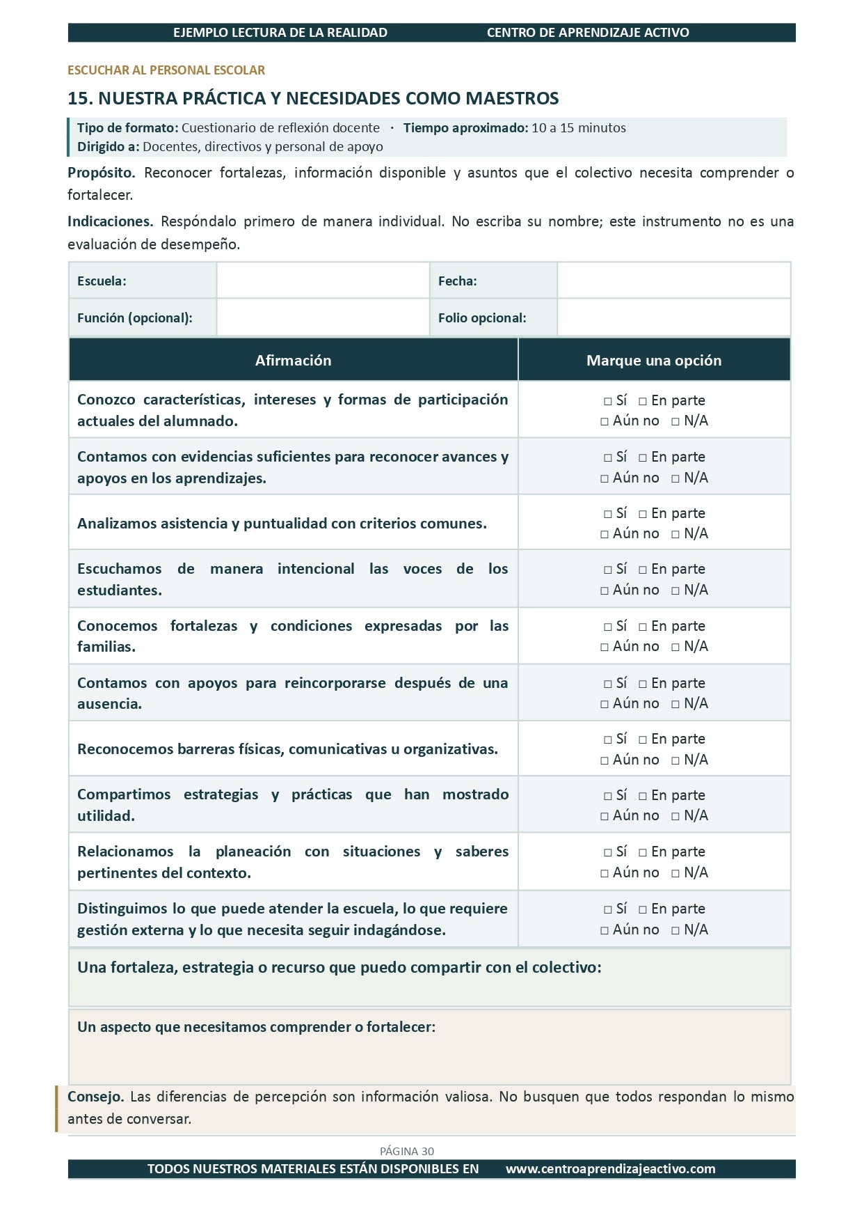 Ejemplo LECTURA DE LA REALIDAD con Formatos Editable en word (🎁De regalo en el Paquete del Tema 1 y 2)