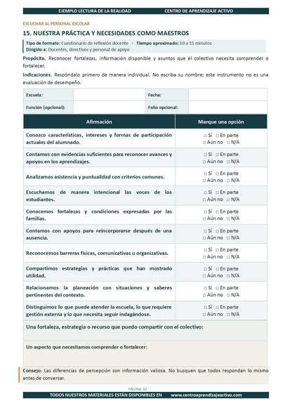 Ejemplo LECTURA DE LA REALIDAD con Formatos Editable en word (🎁De regalo en el Paquete del Tema 1 y 2)