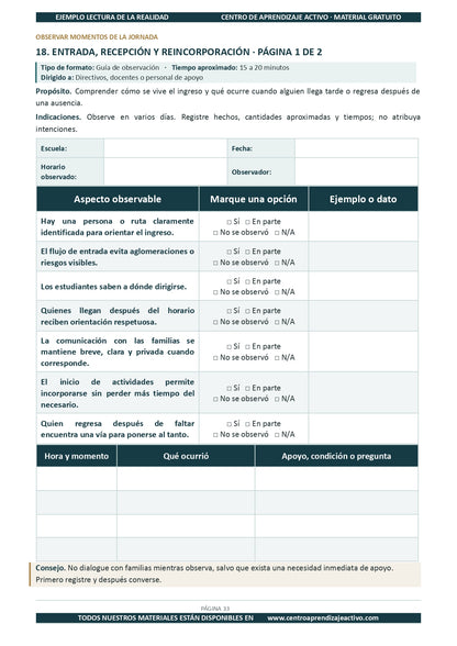Ejemplo LECTURA DE LA REALIDAD con Formatos en pdf