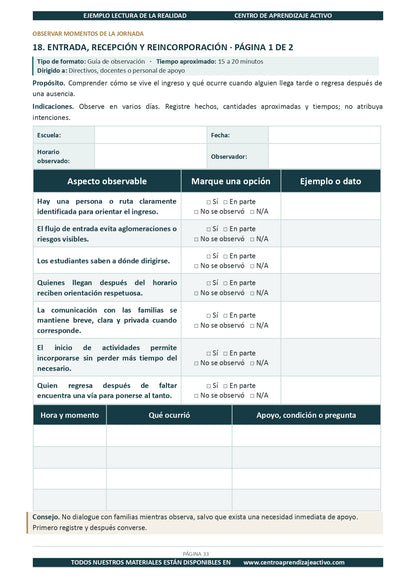 Ejemplo LECTURA DE LA REALIDAD con Formatos Editable en word (🎁De regalo en el Paquete del Tema 1 y 2)