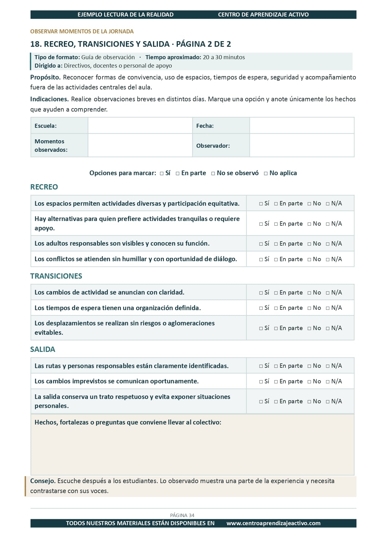 Ejemplo LECTURA DE LA REALIDAD con Formatos Editable en word (🎁De regalo en el Paquete del Tema 1 y 2)