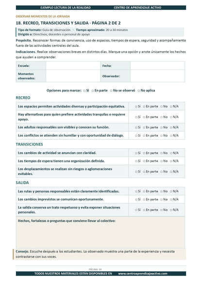Ejemplo LECTURA DE LA REALIDAD con Formatos Editable en word (🎁De regalo en el Paquete del Tema 1 y 2)