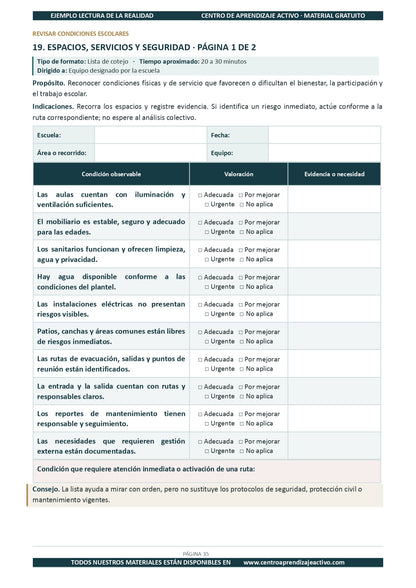Ejemplo LECTURA DE LA REALIDAD con Formatos en pdf