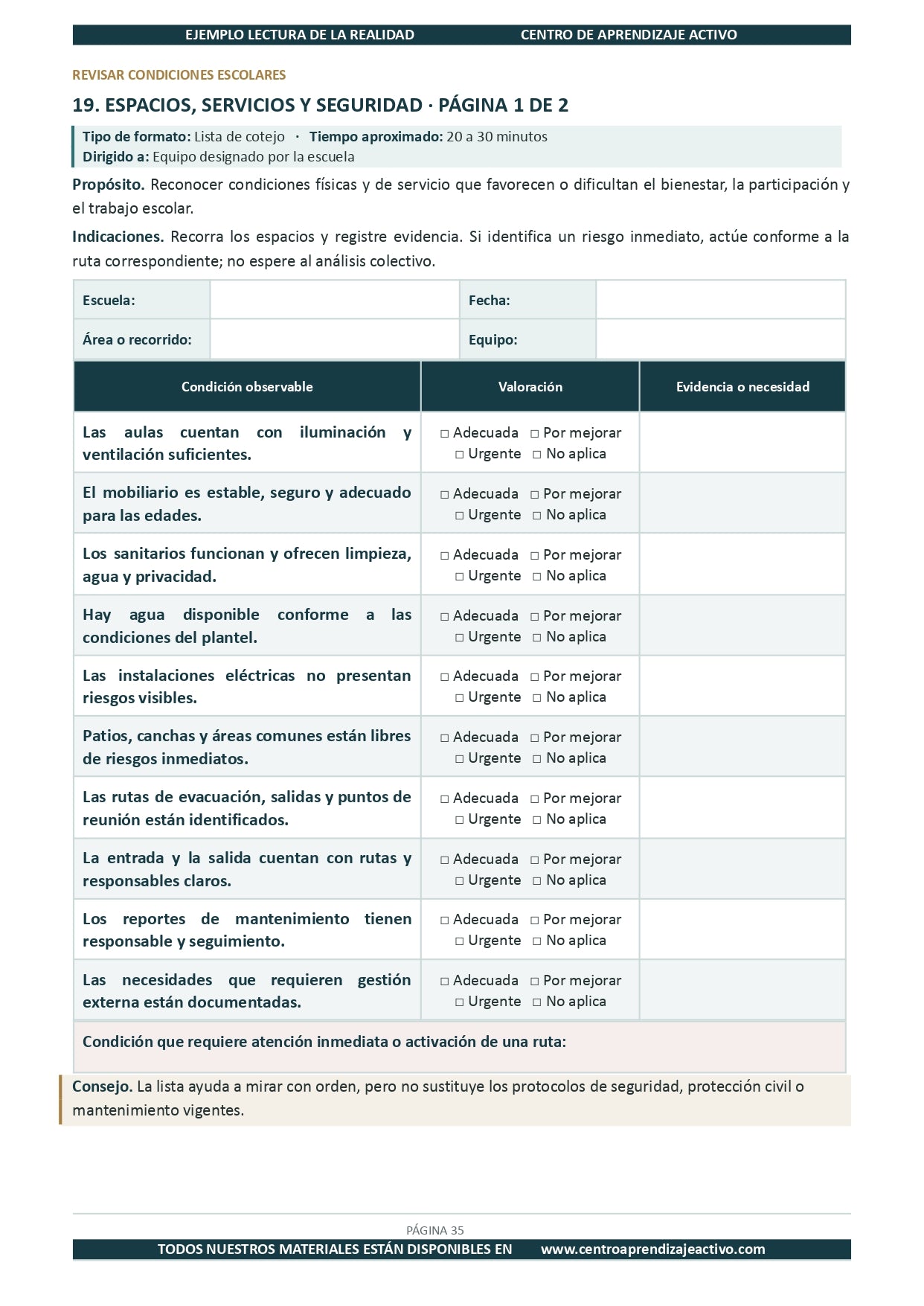 Ejemplo LECTURA DE LA REALIDAD con Formatos Editable en word (🎁De regalo en el Paquete del Tema 1 y 2)