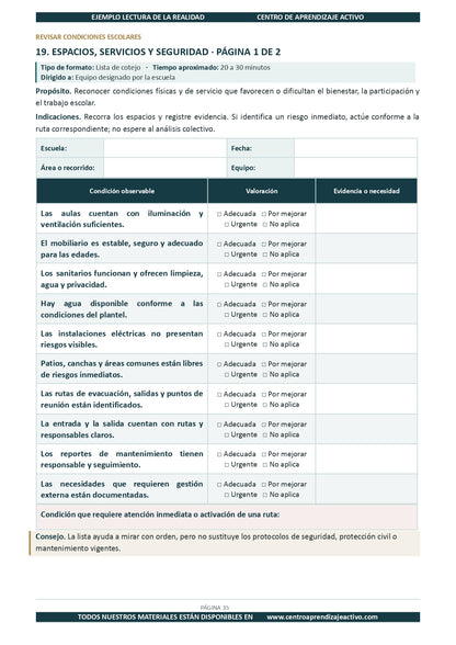 Ejemplo LECTURA DE LA REALIDAD con Formatos Editable en word (🎁De regalo en el Paquete del Tema 1 y 2)