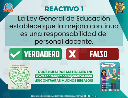 Cuadernillo de Estudios - El Proceso de Mejora Continua – Parte 1 - Verdadero o Falso en PDF