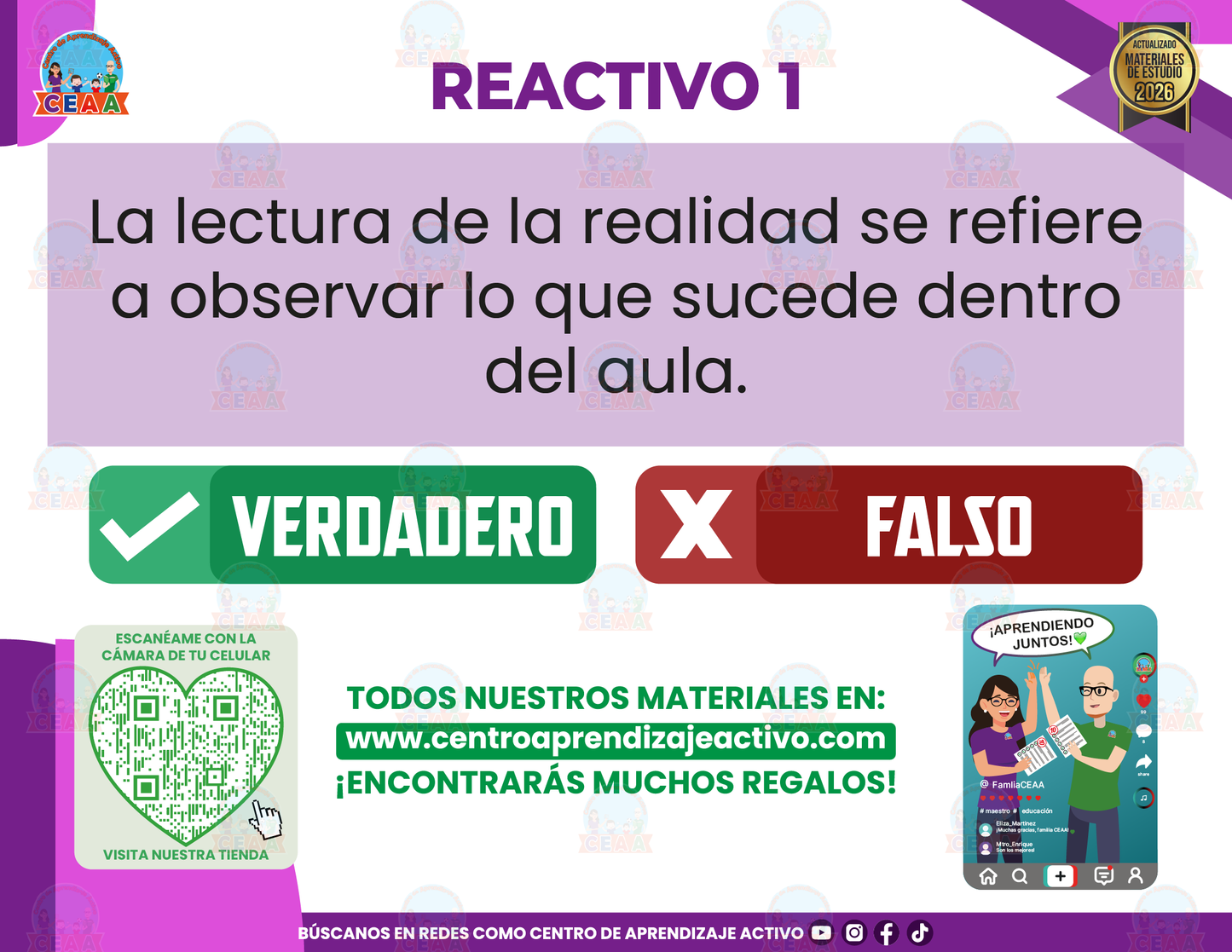 Cuadernillo de Estudio - El Proceso de Mejora Continua – Parte 2 - Verdadero o Falso en PDF