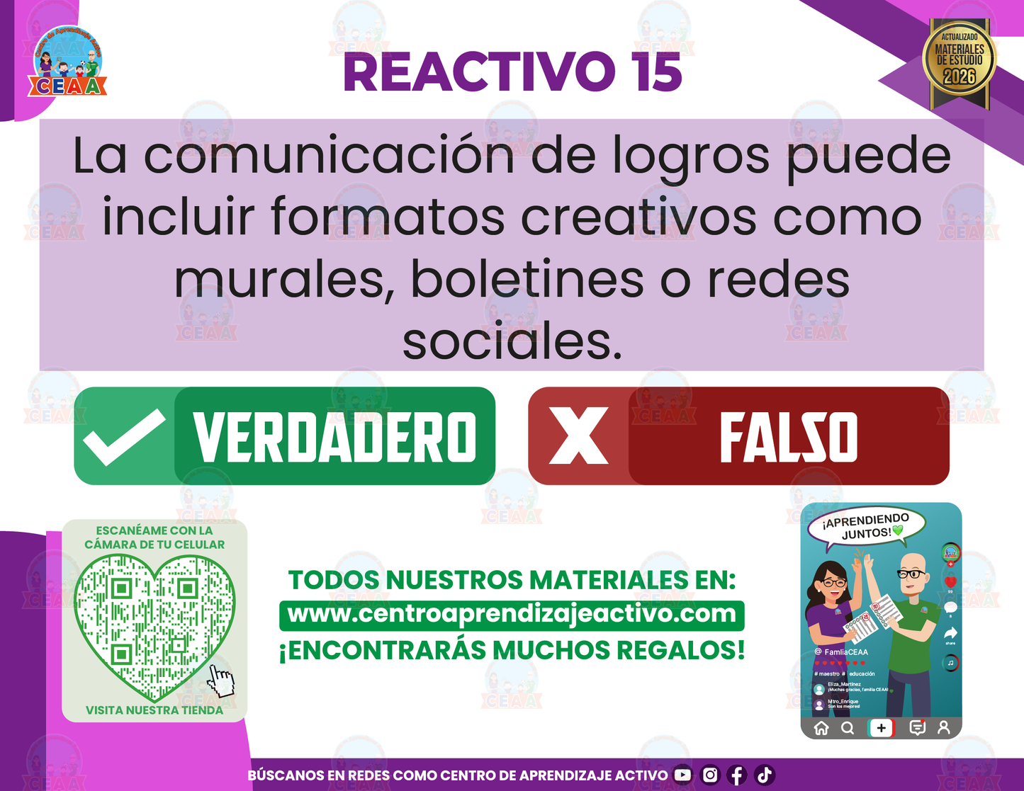 Cuadernillo de Estudio - El Proceso de Mejora Continua – Parte 2 - Verdadero o Falso en PDF