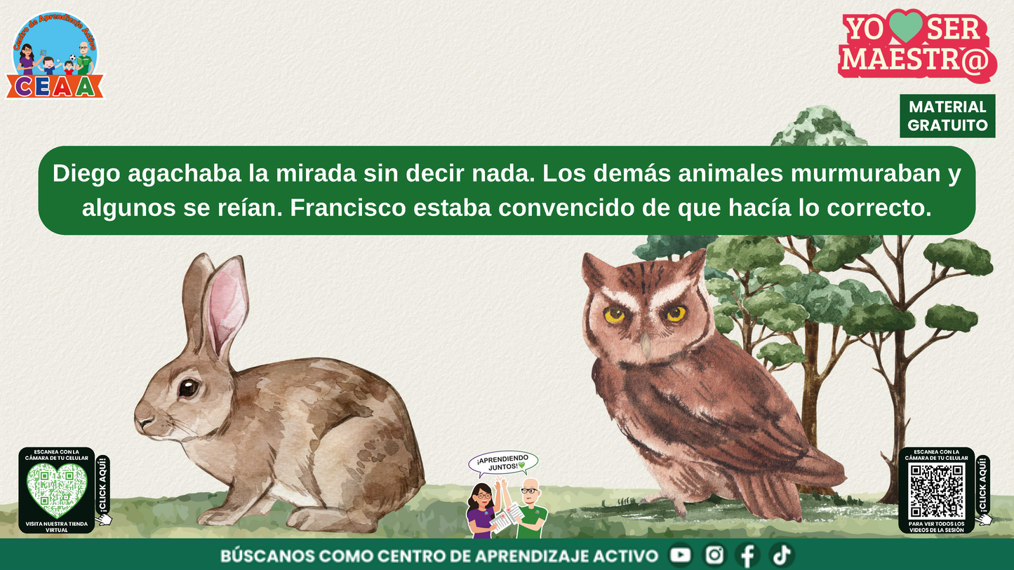 Historias para Maestros - EL BÚHO QUE APRENDIÓ A MIRAR CON EL CORAZÓN en PDF