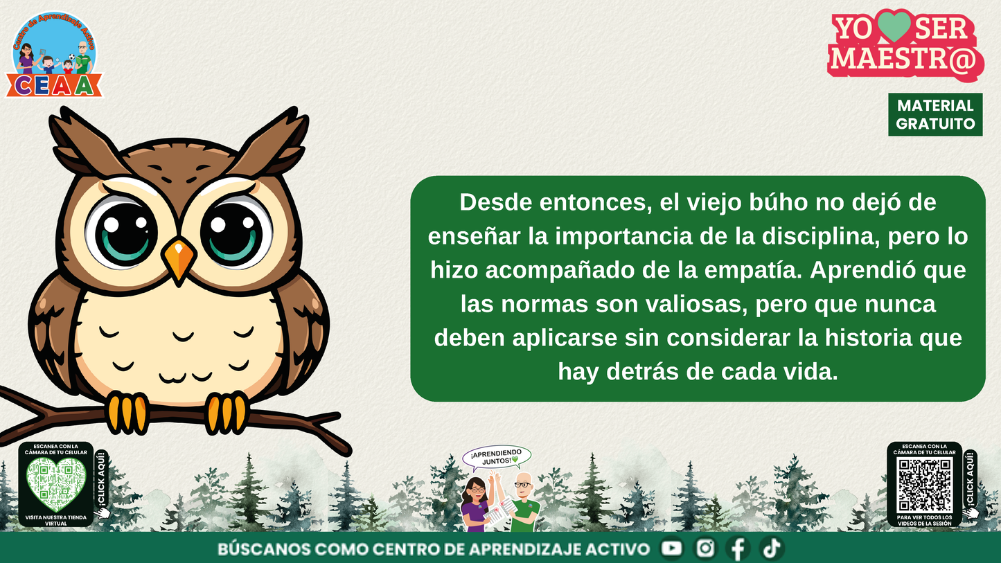 Historias para Maestros - EL BÚHO QUE APRENDIÓ A MIRAR CON EL CORAZÓN en PDF