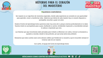 Historias para Maestros Taller Intensivo Maestros Enero 2026 - EL CABALLO QUE APRENDIÓ A MIRAR EL AMANECER en PDF