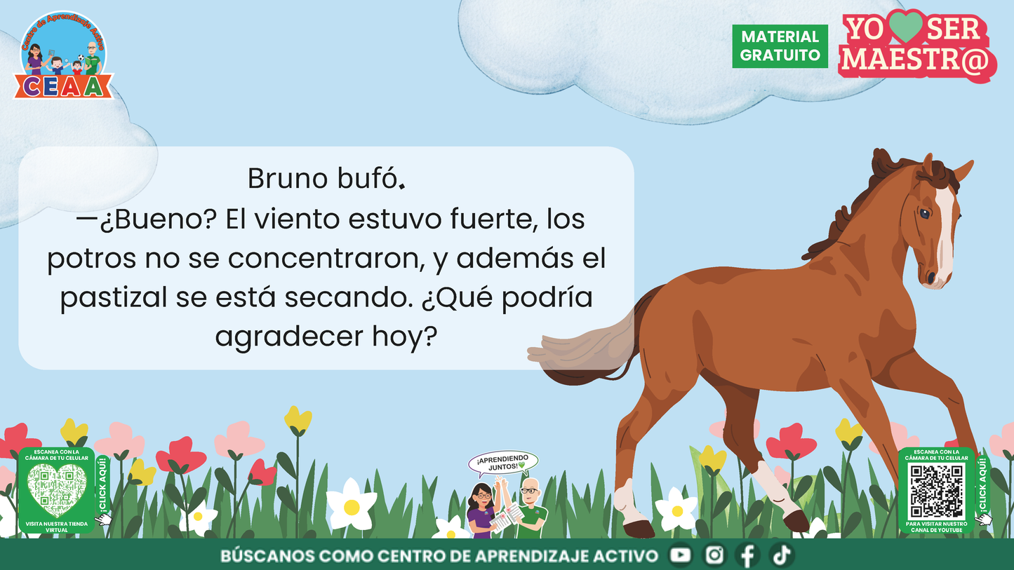Historias para Maestros Taller Intensivo Maestros Enero 2026 - EL CABALLO QUE APRENDIÓ A MIRAR EL AMANECER en PDF