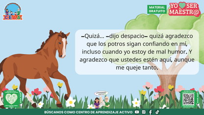 Historias para Maestros Taller Intensivo Maestros Enero 2026 - EL CABALLO QUE APRENDIÓ A MIRAR EL AMANECER en PDF