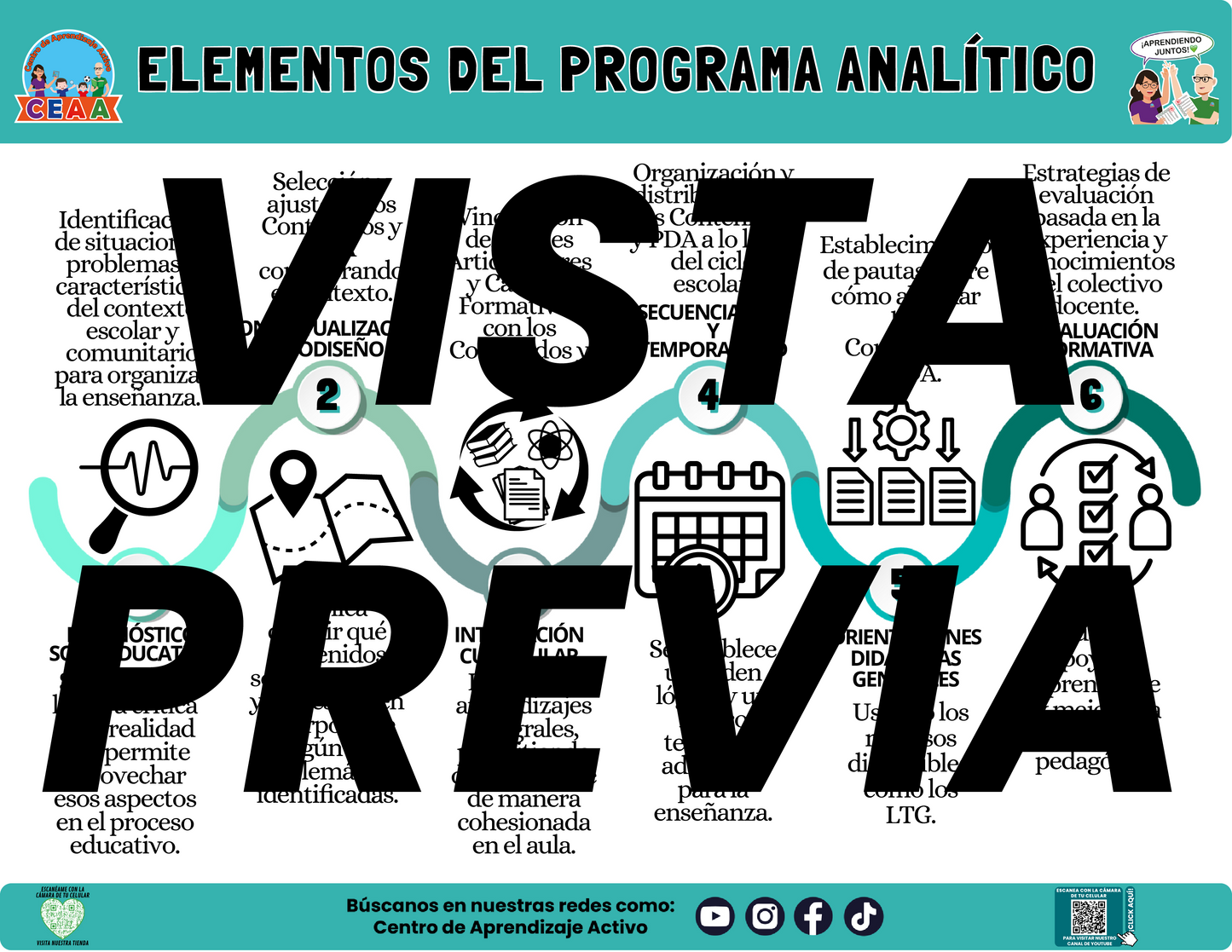 Infografía Elementos del Programa Analítico