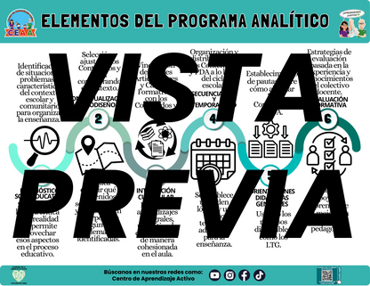 Infografía Elementos del Programa Analítico