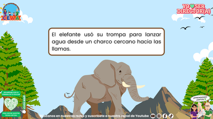 Historias para Directores - El León que Aprendió a Confiar (Editable en PowerPoint)